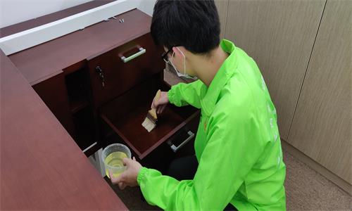 【格安瑞環(huán)?！磕仙絽^(qū)華潤大廈B1辦公室裝修污染治理案例